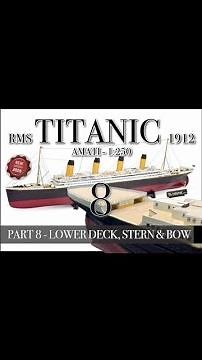 Titanic railings apply detais #titanic #britishoceanliner #diy #model #amati