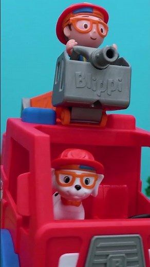 🔥 Sing The Fire Truck Song! 🚒 | Blippi | Songs and Nursery Rhymes for Kids #shorts