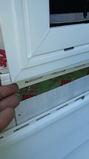 J-channel around a window