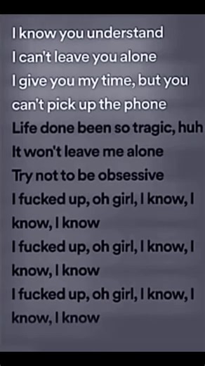 I know #lyrics #music #fyp #viral