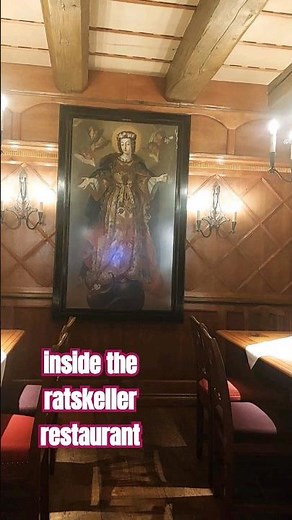 inside the famous ratskeller restaurant