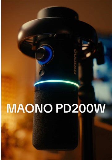 This might be the best all in one microphone for content creators starting out! @Maono #maono #maonopd200w #HybridMicrophone