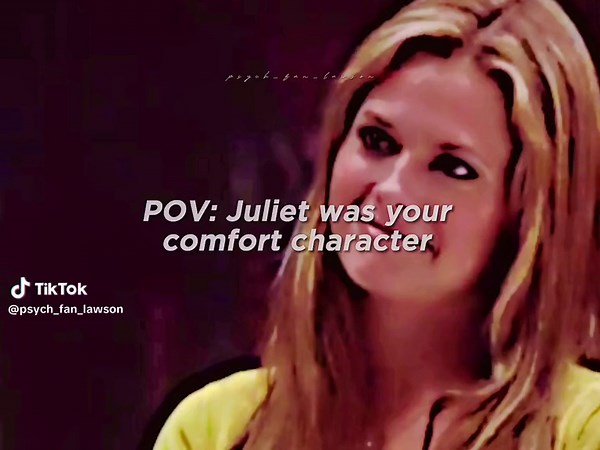 𝑷𝒐𝒗: 𝒋𝒖𝒍𝒊𝒆𝒕 𝒊𝒔 𝒚𝒐𝒖𝒓 𝒄𝒐𝒎𝒇𝒐𝒓𝒕 𝒄𝒉𝒂𝒓𝒂𝒄𝒕𝒆𝒓 ——————————————————— From the second I watched psych Juliet immediately became my favorite character, I relate to her in so many ways, some mentioned in this video, some not, but her character makes me feel so much less alone, and understood and just makes me feel so safe, she kinda feels like a big sister, forever thankful for @magslawslawson who brought Juliet to life! I love you so much Maggie, thank you. 🫶🏻 ———————————————