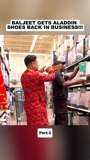 BALJEET GETS ALADDIN SHOES BACK IN BUSINESS!!!