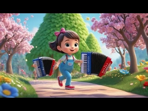 Toy Accordions Go Squeeze Squeeze | English Nursery Rhyme | Kids Songs | Baby Music
