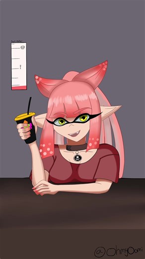 Did some changes to the back. #splatoon #splatoonanimation #splatok #animation #inkling