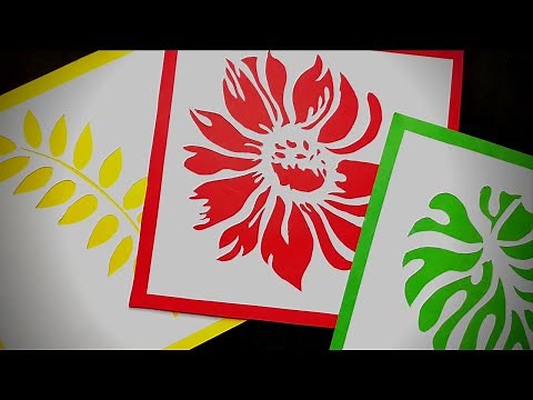 Sanjhi art tutorial || Step by step