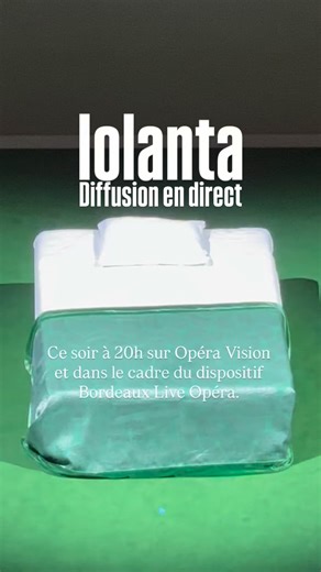 🌹 L’opéra Iolanta sera diffusé ce soir à 20h en direct sur OperaVision et également dans le cadre du Bordeaux Live Opéra. 💻 https://operavision.eu/fr 📍 Liste des lieux de diffusion du Bordeaux Live Opéra ici : https://www.opera-bordeaux.com/opera-iolanta-71862 🌺 Iolanta | Opéra | Nouvelle production Tchaïkovski | Braunschweig 📆 Du 12 au 18 novembre 📍 Grand-Théâtre 🎫 https://www.opera-bordeaux.com/opera-iolanta-71862 | Opéra National de Bordeaux