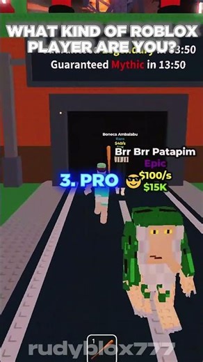 What kind of Roblox player are you? #roblox #brainrot