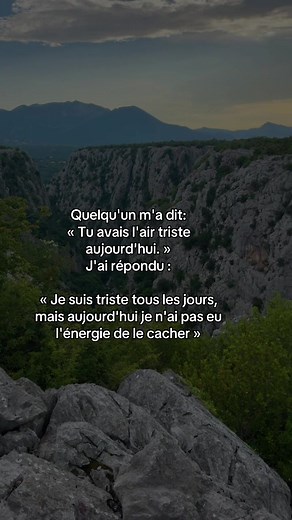 Citation sur la vérité et la tristesse — phrase à partager