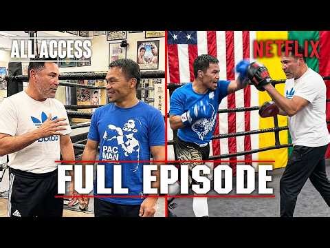 INSIDE CAMP! Oscar De La Hoya JOINS Manny Pacquiao Training Before Floyd Mayweather Jr. Fight