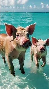 泳ぐ豚とピンクの海！？バハマの楽園がすごすぎた🏝️🐷✨