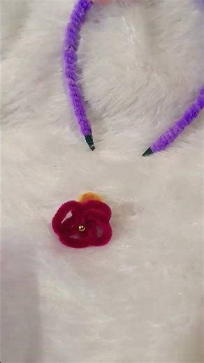 finger ring and hairband pipe cleaner tutorial. double tap for more updates #tutorial #artandcraft