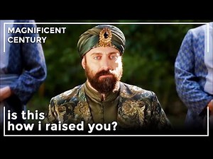Suleiman's Angry At Mustafa | Magnificent Century