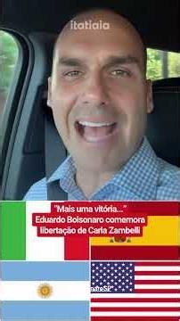 EDUARDO BOLSONARO CELEBRATES CARLA ZAMBELLI'S RELEASE AND TAKES A JAB: "MORAES SUFFERS 4TH CONSEC...