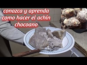 Como hacer el achín chocoano o la #papa #china 💚 Conozca y aprende como preparar la