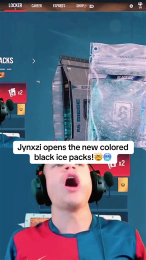 Unveiling Jynxzi's New Colored Black Ice Packs!