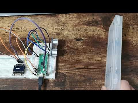 【Raspberry Pi Pico】超音波センサーとOLED