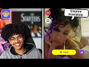 RIZZING AND TROLLING BADDIES ON THE MONKEY APP😈