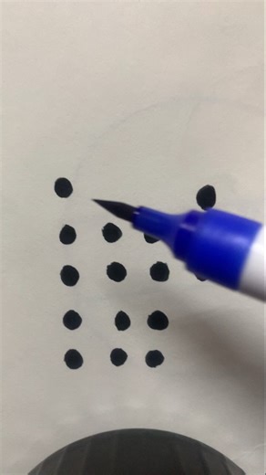 Mind Blowing Dot Art! Connect the Dots to Reveal Number 15 ✨