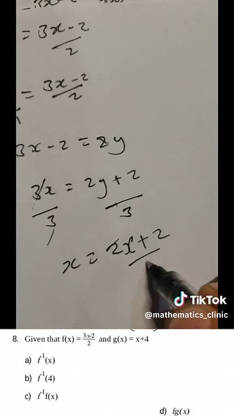 Finding Inverse Functions in Mathematics