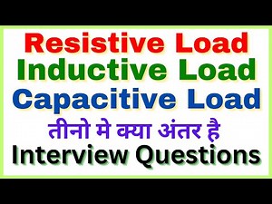 Resistive, Inductive & Capacitive Load full explanation | Types of Electrical Load |