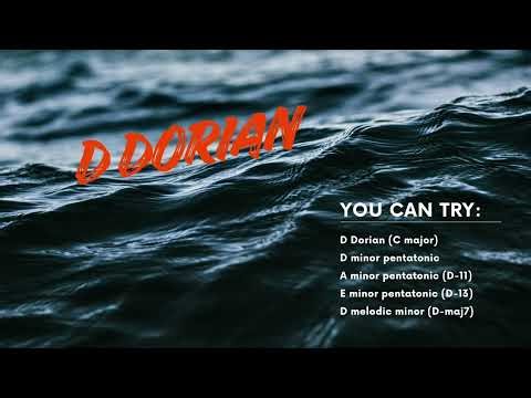 Dorian Mode Backing Track in D – Modal Improvisation Practice