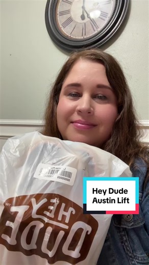 Hey Dude Austin Lift Light weight, Suede Material, Platform Heel, Round Toe Shape, Slip On Shoe #heydudeshoes #heydudes #platformshoes #shoes #momsoftiktok @HeyDude