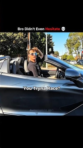 This Tesla Driver Had No Fear 😭