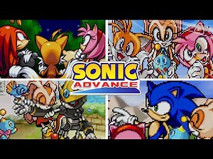 SONIC ADVANCE SERIES - All Endings (All Characters)
