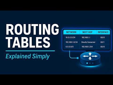 Routing Tables Explained Simply | How Routers Forward Data (Animated)