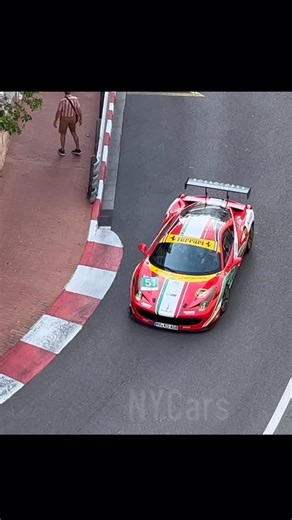 The Worlds Best Supercars 🏁🏎 on Instagram: "A nice Ferrari 458 driving by in Monaco 🇲🇨"