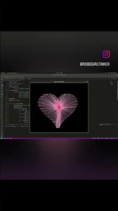 Python Turtle Graphics Heart Shape - 1 #coding #python #turtle #programming #code #python3