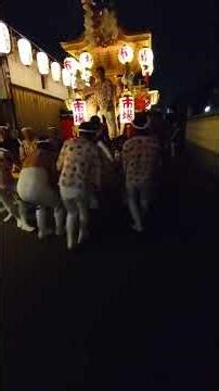 2025年 市場秋祭り 本宮 灯入曳行
