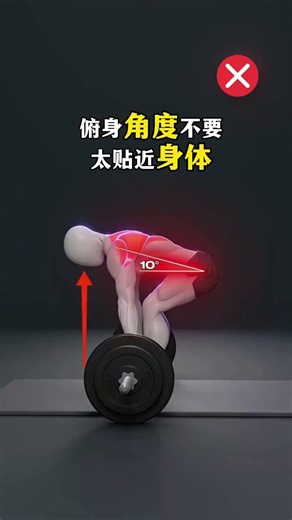 3D movement tutorial for barbell rowing the top move for beginners to strengthen their