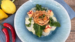 ARD-Buffet: Rezept: Pulled Chicken mit Kohlrabi