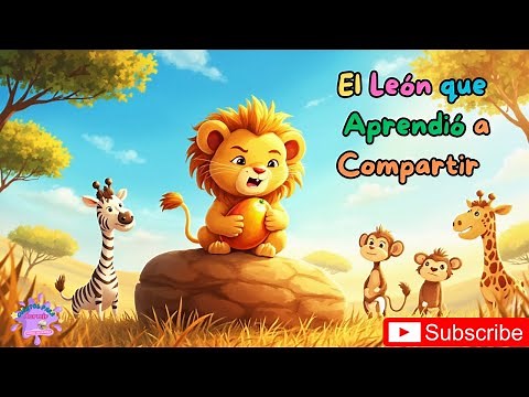 🦁The Lion Who Learned to Share 🦒🐒 🥭 | Children's stories | Bedtime stories | Children's stories