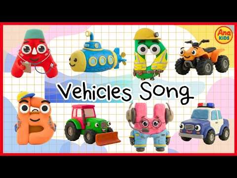 Learn ABC with Cars 🚓 | Phonics Song for Kids
