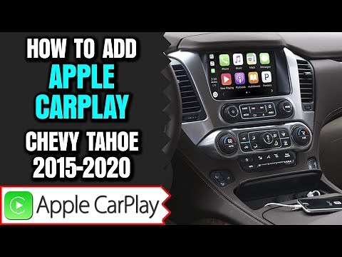 Chevy Tahoe Apple CarPlay - How To Add Apple CarPlay Chevrolet Tahoe 2015-2020 NavTool Interface DVD
