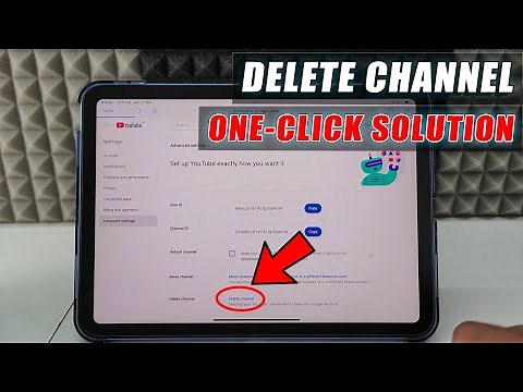 how to delete a youtube channel on ipad (2025)