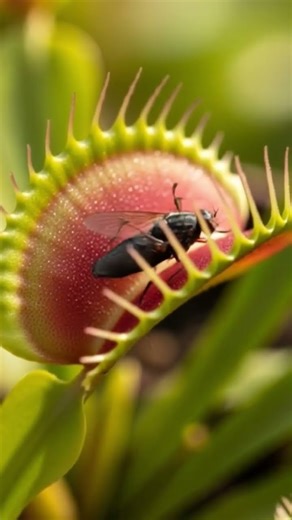 Insectivorous plant eating housefly #shorts #trending #youtubeshorts #animals #creative #viral