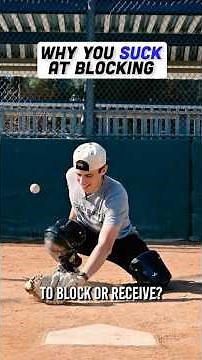 Advanced Catcher Blocking Drills 💯 (CCC6) #baseball #softball #catcherdrills #catchingdrills