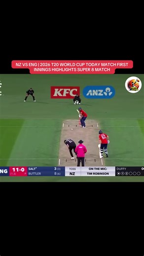NEW ZEALAND VS ENGLAND 2026 SUPER 8 T20 WORLD CUP MATCH HIGHLIGHTS #fyp #viral #foryoupage #trending #cricket