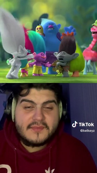 Voiceover as Branch in Trolls Movie