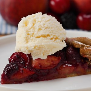 Use up your fresh summer produce in this gorgeous summer fruit crostata. Try baking it on the grill for a delicious treat after an all-day cookout. 🤤 RECIPE: https://tasty.co/recipe/summer-fruit-crostata | Tasty UK