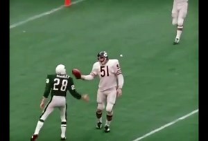 10K views · 610 reactions | Today in 1972, Chicago Bears hall of fame linebacker Dick Butkus caught a pass for the PAT against the Philadelphia Eagles after they botched the snap. The best part is the celebration afterwards if you ask me. | Chris Clark Sports | Facebook