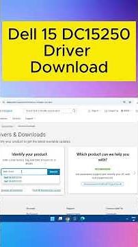 Dell 15 DC15250 Driver Download & Install | Windows 10/11
