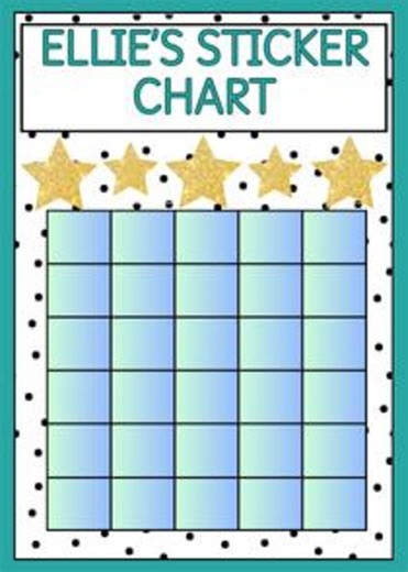Editable | Sticker Chart for Kids | Canva Reward Chart | Personalised Behaviour Printable - Etsy