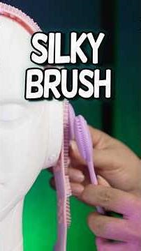 🎧ASMR SILKY BRUSH ✨ Gentle Silicone Triggers for Deep Sleep