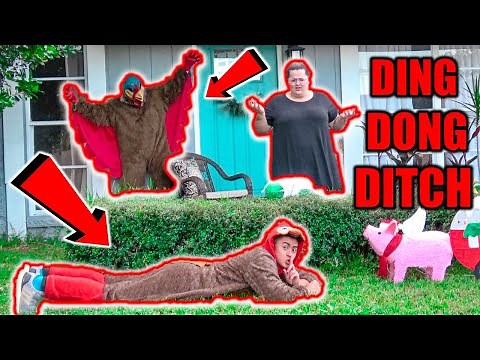 DING DONG DITCHING as TURKEYS on THANKSGIVING!